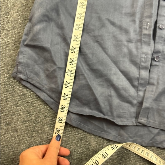 CABI Women’s 100% Linen Blue Sleeveless Button Down collar Shirt #262 Medium NWT - Picture 6 of 8